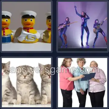 4 Pics 1 Word 4 Letters TRIO