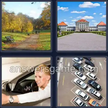 4 Pics 1 Word 4 Letters PARK