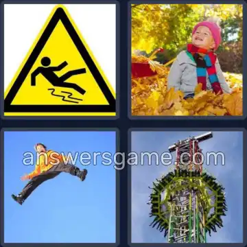 4 Pics 1 Word 4 Letters FALL