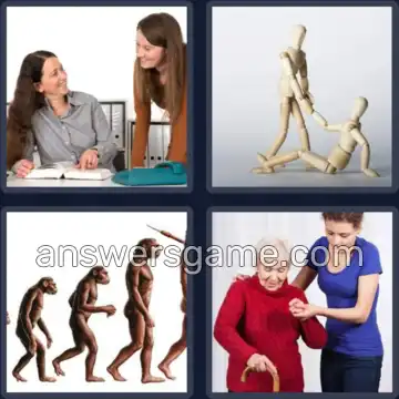4 Pics 1 Word 4 Letters KIND
