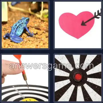 4 Pics 1 Word 4 Letters DART