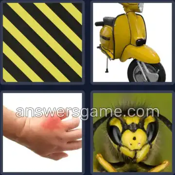 4 Pics 1 Word 4 Letters WASP