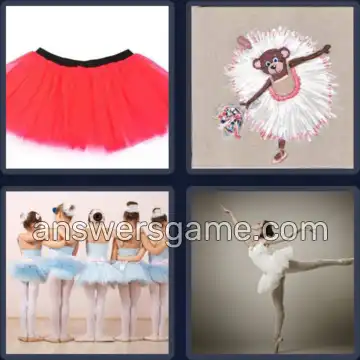 4 Pics 1 Word 4 Letters TUTU