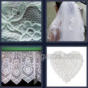 4 Pics 1 Word 4 Letters LACY