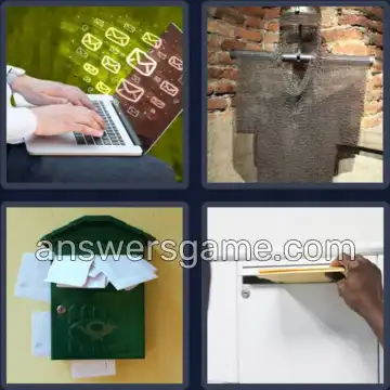 4 Pics 1 Word 4 Letters MAIL
