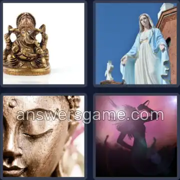 4 Pics 1 Word 4 Letters IDOL