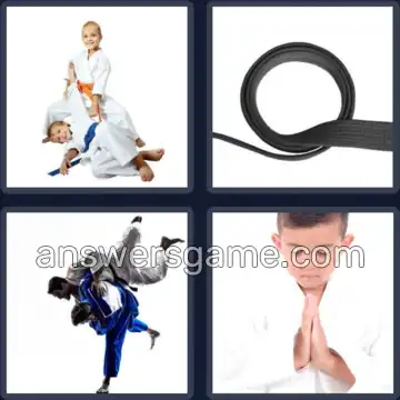 4 Pics 1 Word 4 Letters JUDO
