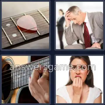 4 Pics 1 Word 4 Letters FRET