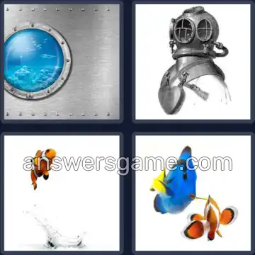 4 Pics 1 Word 4 Letters NEMO