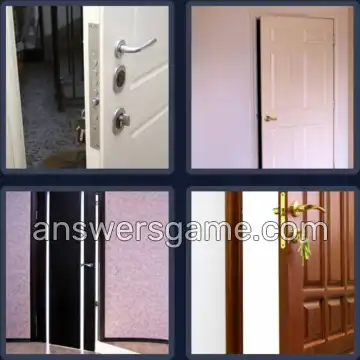 4 Pics 1 Word 4 Letters AJAR