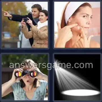 4 Pics 1 Word 4 Letters SPOT