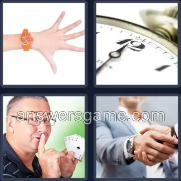 4 Pics 1 Word 4 Letters HAND