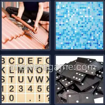 4 Pics 1 Word 4 Letters TILE