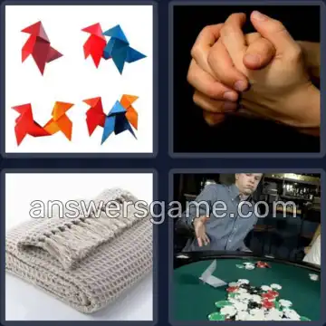 4 Pics 1 Word 4 Letters FOLD