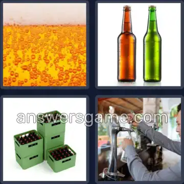 4 Pics 1 Word 4 Letters BEER