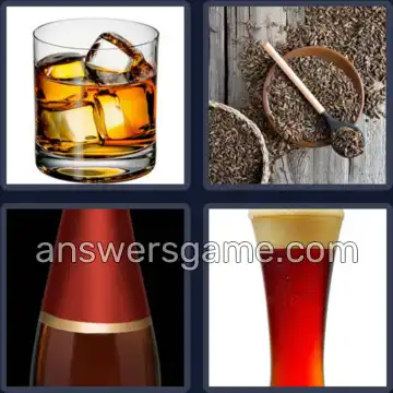 4 Pics 1 Word 4 Letters MALT