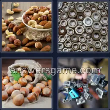 4 Pics 1 Word 4 Letters NUTS