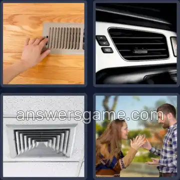 4 Pics 1 Word 4 Letters VENT