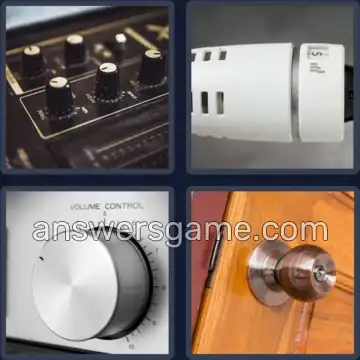 4 Pics 1 Word 4 Letters KNOB