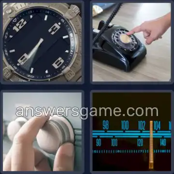 4 Pics 1 Word 4 Letters DIAL