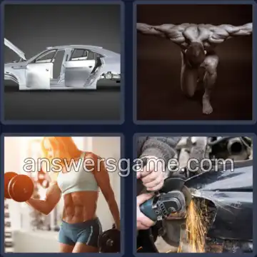 4 Pics 1 Word 4 Letters BODY