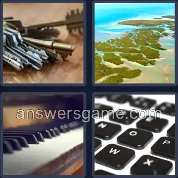 4 Pics 1 Word 4 Letters KEYS