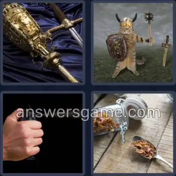 4 Pics 1 Word 4 Letters MACE
