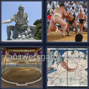 4 Pics 1 Word 4 Letters SUMO