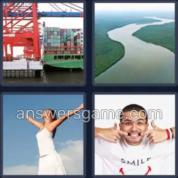 4 Pics 1 Word 4 Letters WIDE