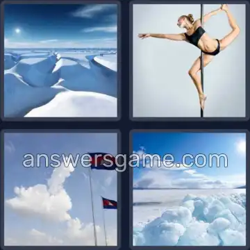4 Pics 1 Word 4 Letters POLE