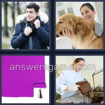 4 Pics 1 Word 4 Letters COAT