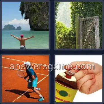 4 Pics 1 Word 4 Letters OPEN