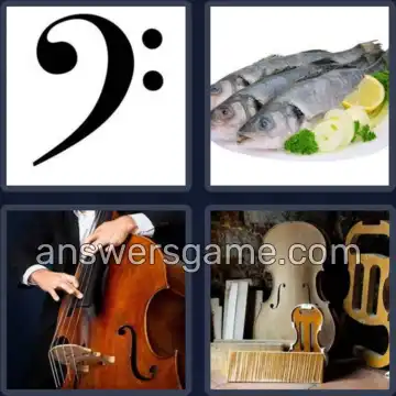 4 Pics 1 Word 4 Letters BASS