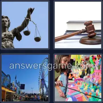 4 Pics 1 Word 4 Letters FAIR