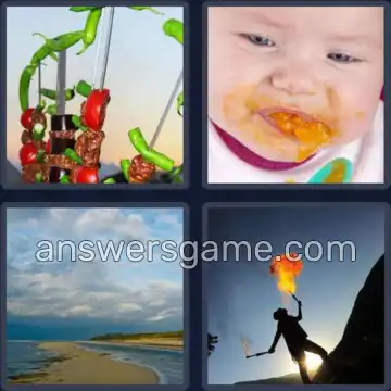 4 Pics 1 Word 4 Letters SPIT