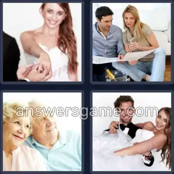 4 Pics 1 Word 4 Letters WIFE