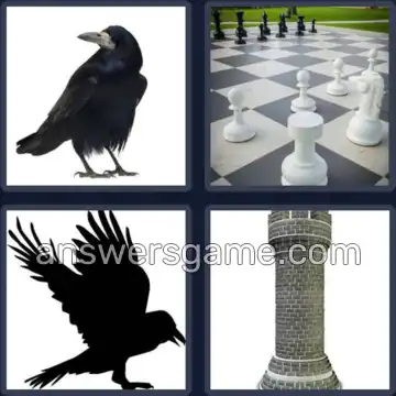 4 Pics 1 Word 4 Letters ROOK