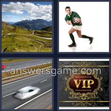 4 Pics 1 Word 4 Letters PASS