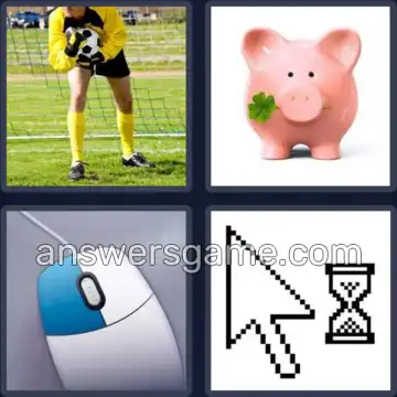 4 Pics 1 Word 4 Letters SAVE