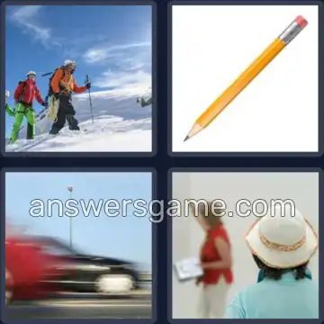 4 Pics 1 Word 4 Letters LEAD