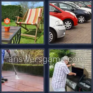 4 Pics 1 Word 4 Letters YARD