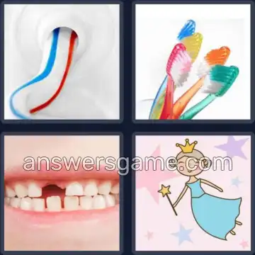 4 Pics 1 Word 5 Letters TOOTH