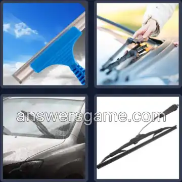 4 Pics 1 Word 5 Letters WIPER
