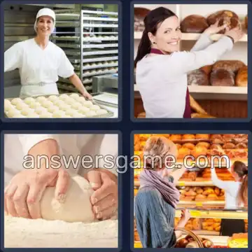 4 Pics 1 Word 5 Letters BAKER