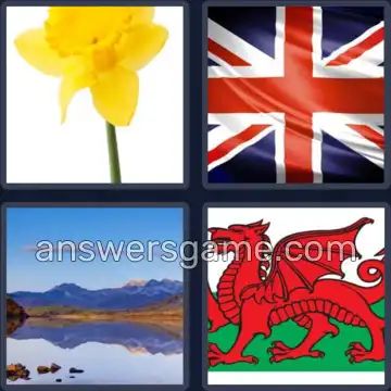 4 Pics 1 Word 5 Letters WALES