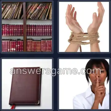 4 Pics 1 Word 5 Letters BOUND