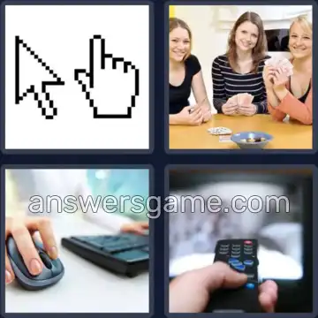 4 Pics 1 Word 5 Letters CLICK