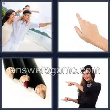 4 Pics 1 Word 5 Letters POINT