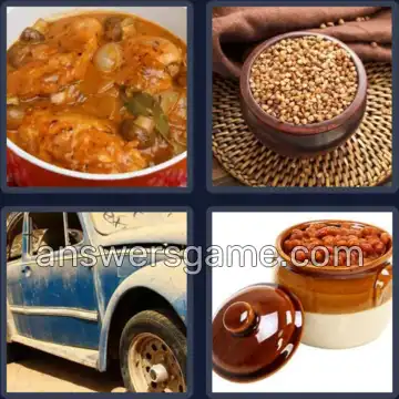 4 Pics 1 Word 5 Letters CROCK