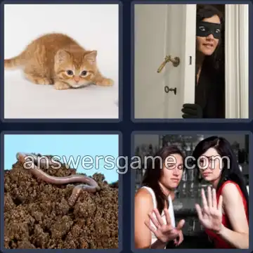 4 Pics 1 Word 5 Letters CREEP